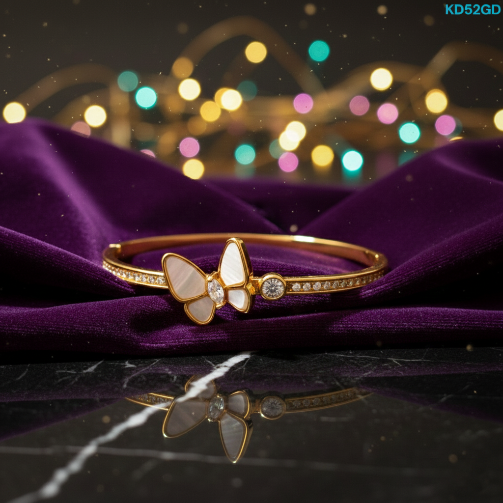 Butterfly Bliss Kada - Gold